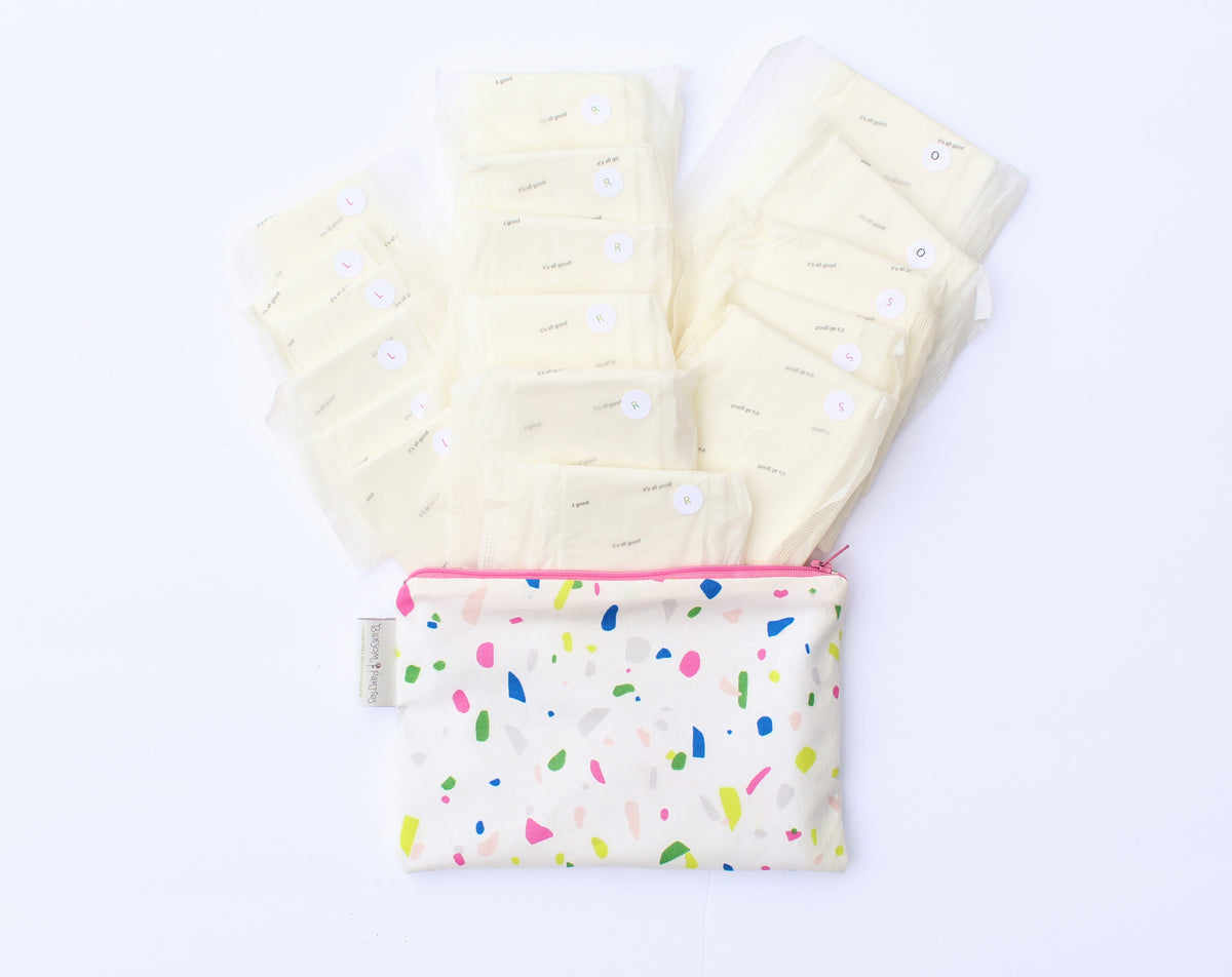 Wildflower First Period Kit (Biodegradable Pads)